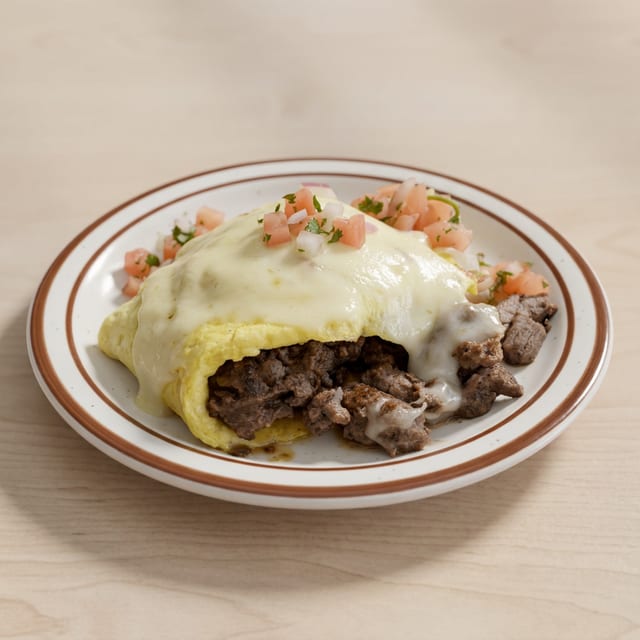 Carne Asada Omelet.