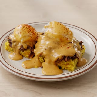 Carnitas Eggs Benedict