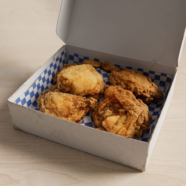 Broaster Meal - 4 Piece White.