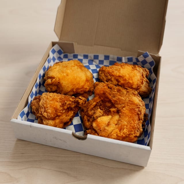 Broaster Chicken Only - 4 Piece White.